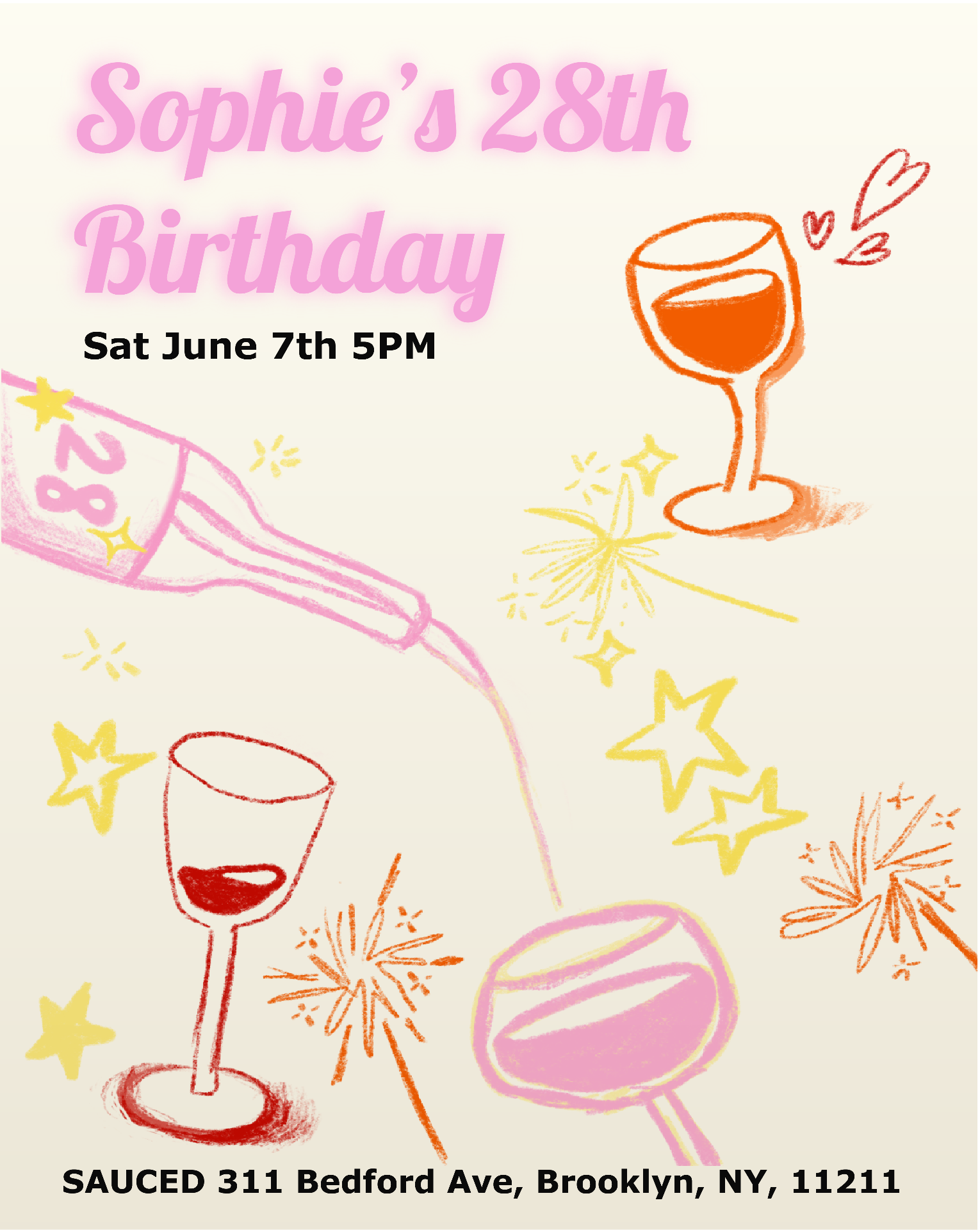Sophie's 28th Birthday